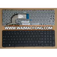 Sell 100% new US layout laptop keyboard for HP pavilion 15 with frame